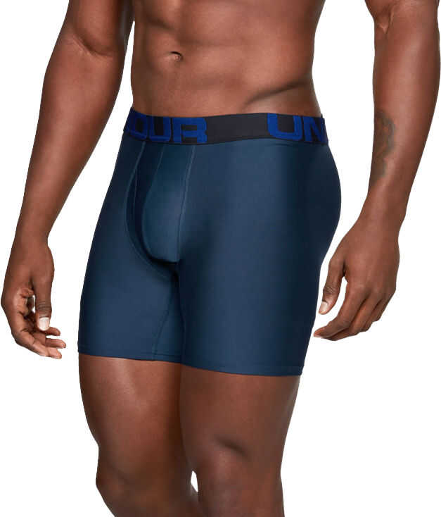 Under Armour Tech 6in 2Pack Boxer Blue