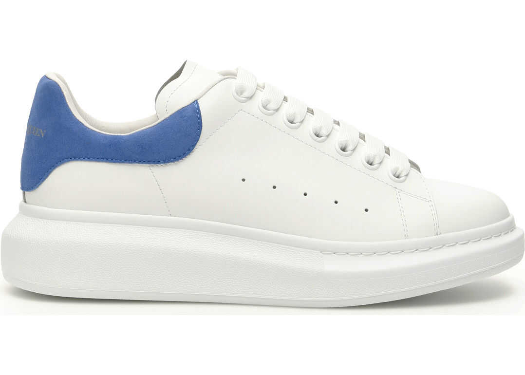 Alexander McQueen Oversized Sneakers WHITE ELECTRIC BLUE