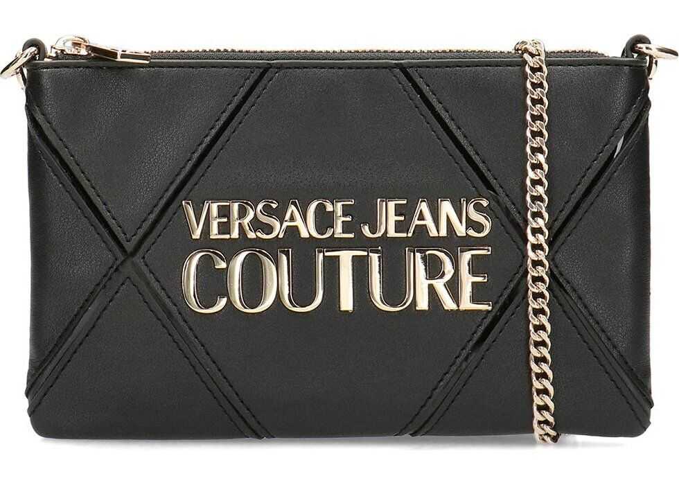 Versace Jeans Couture Nappa+Vernice Patchwork Czarny