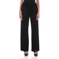 Pantaloni casual Karl Lagerfeld X Olivia Palermo Pants In Black Femei