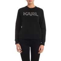 Bluze de trening Karl Lagerfeld Karl Oui Crewneck Sweatshirt In Black