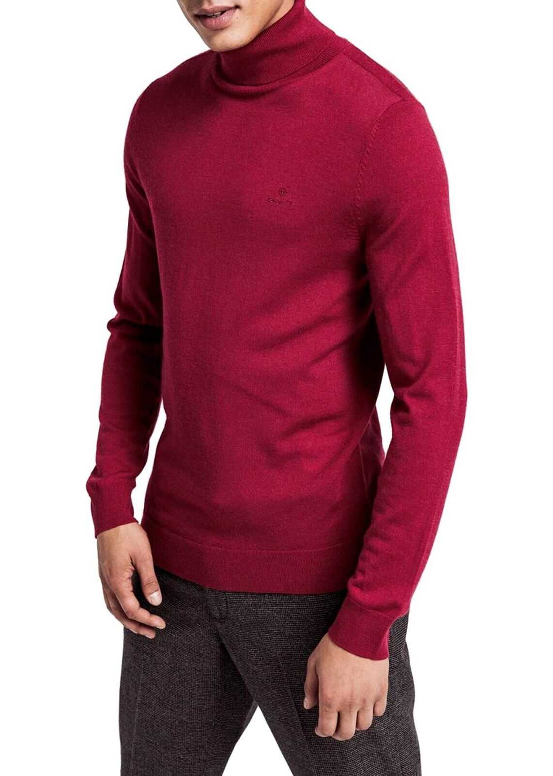 GANT Wool Sweater BURGUNDY