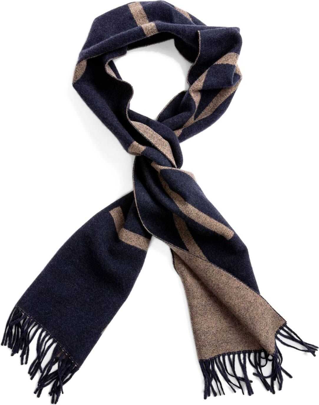 GANT Wool Scarf BLUE