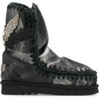 Cizme Leather Ankle Boots Femei