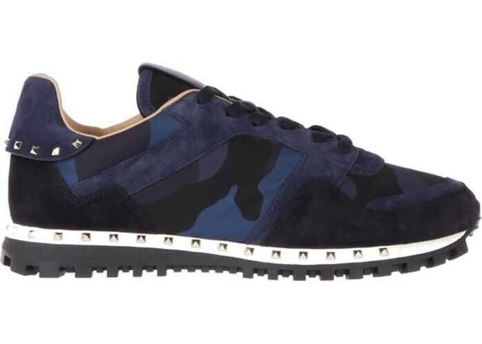 Valentino Garavani Suede Sneakers BLUE