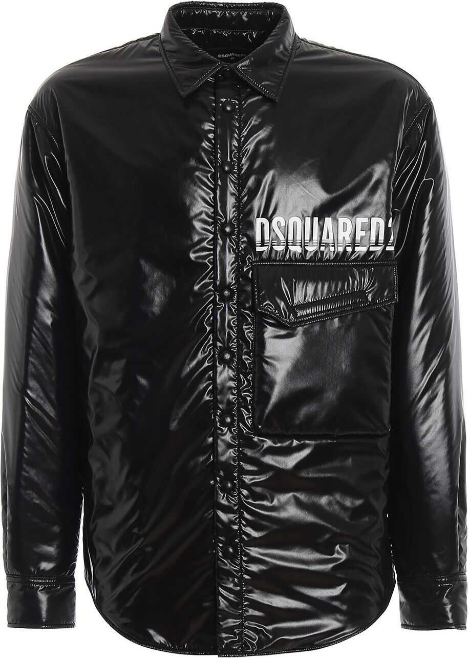 DSQUARED2 Polyester Down Jacket BLACK