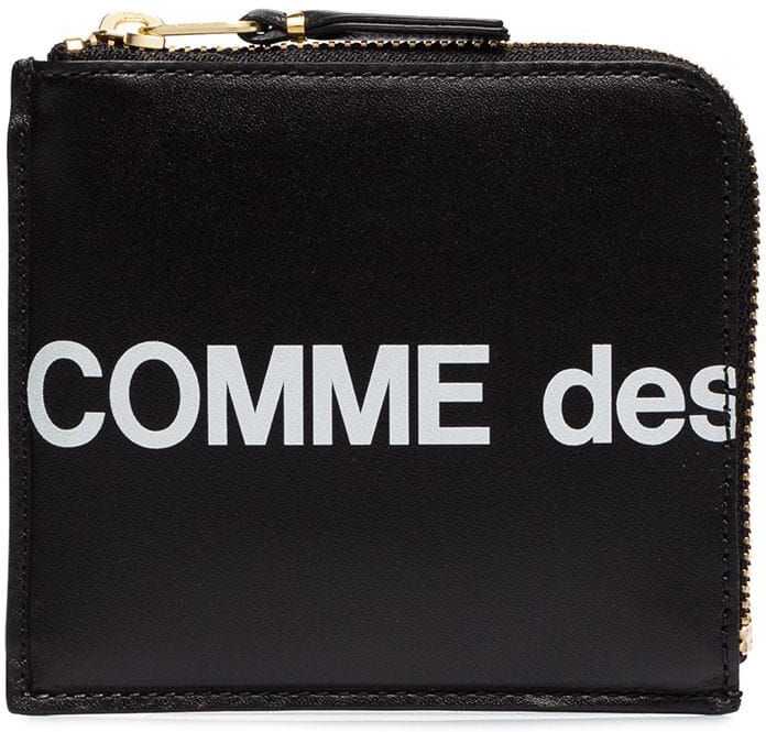 Comme des Garçons Leather Wallet BLACK