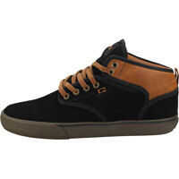 Ghete Globe Motley Mid Chukka Trainers In Black Brown
