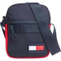 Genti tip postas Mini Reporter Classic Side Bag In Navy White Red Barbati