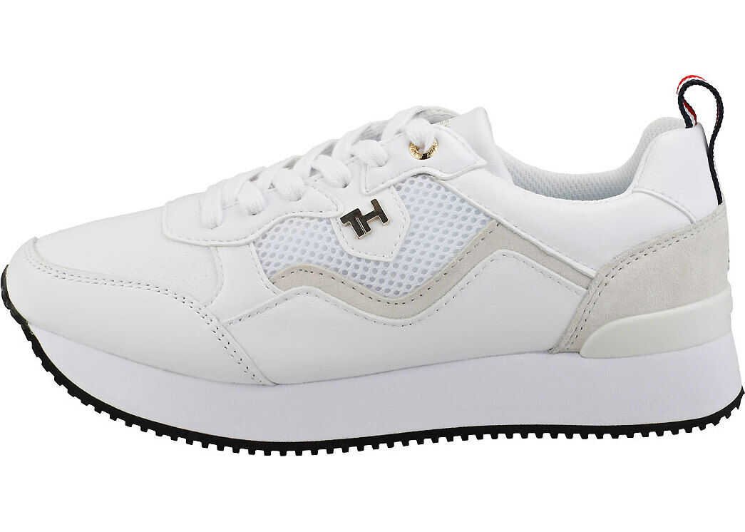 Tommy Hilfiger Dress City Sneaker Fashion Trainers In White White