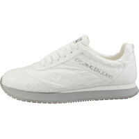 Sneakers Jerrold Metallic Crinkle Fashion Trainers In White Barbati