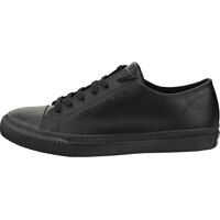 Sneakers Iaco Nappa Smooth Casual Trainers In Black Barbati