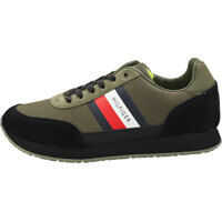 Sneakers Corporate Mix Flag Runner Fashion Trainers In Green Black Barbati