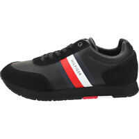 Sneakers Corporate Leather Flag Runner Fashion Trainers In Black Barbati