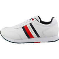 Sneakers Corporate Leather Flag Runner Fashion Trainers In White Barbati
