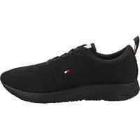 Sneakers Tommy Hilfiger Corporate Knit Modern Runner Fashion Trainers In Black