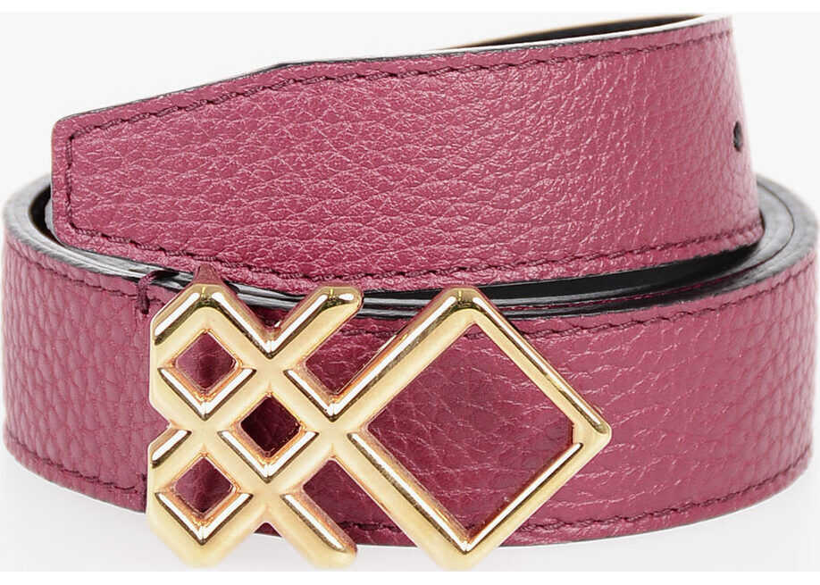 Burberry 30mm Leather Belt BURGUNDY
