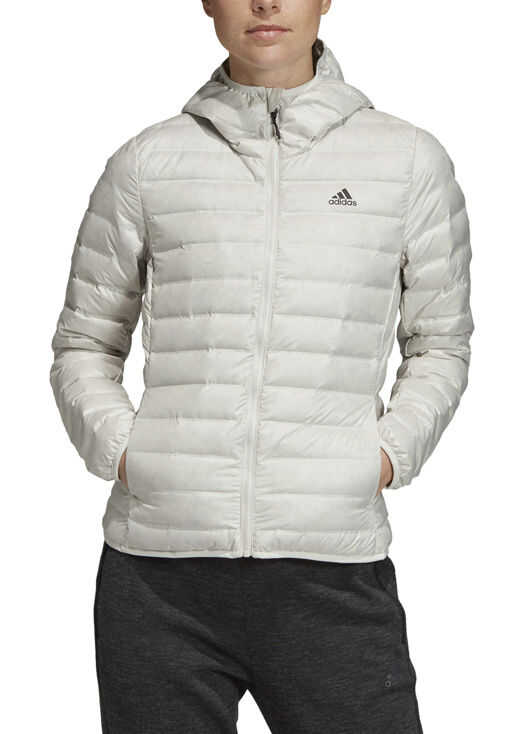 adidas W Varilite Hooded Down Jacket White