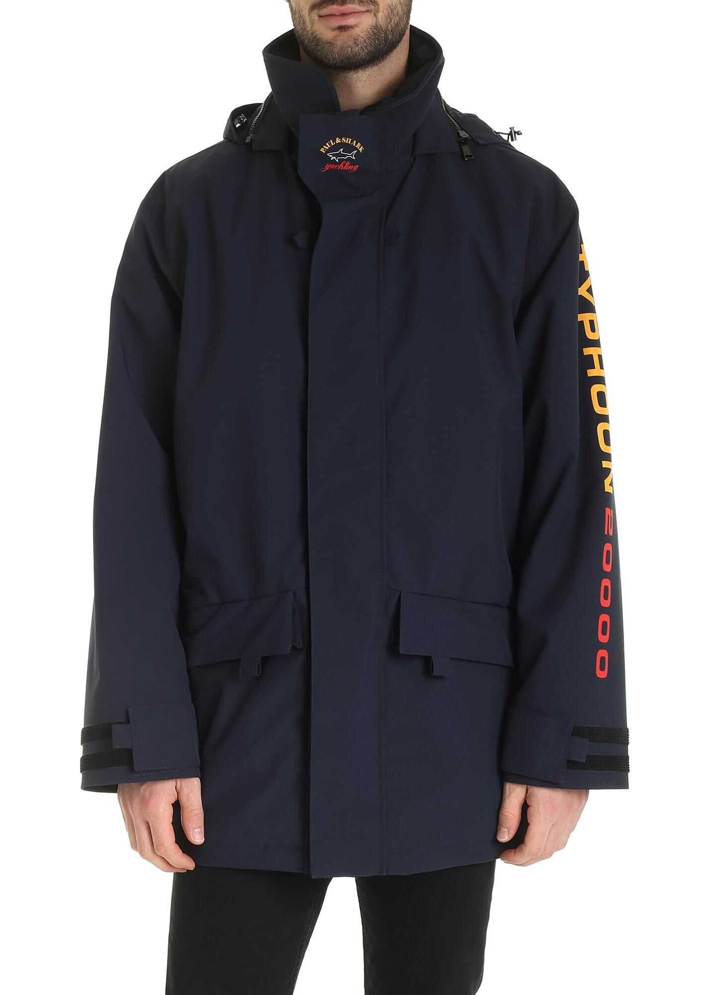 Paul&Shark Typhoon Jacket In Blue Blue