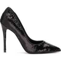 Pantofi cu toc Daisie Décolleté Model With Black Sequins* Femei