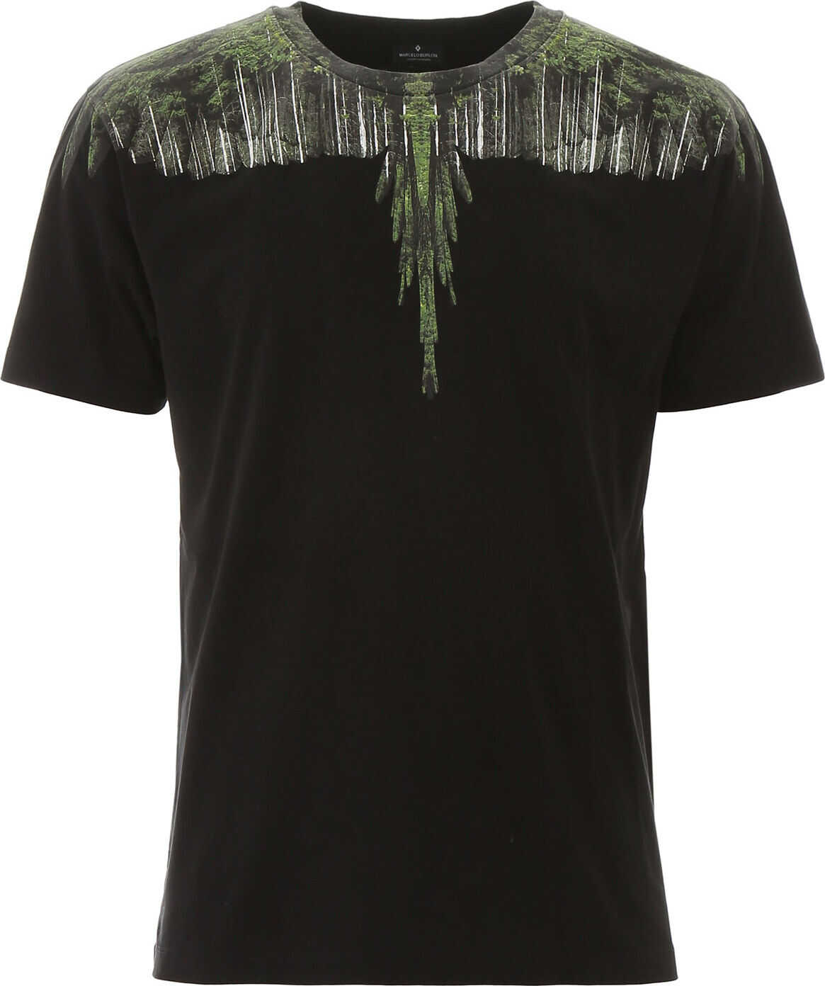 Marcelo Burlon Wood Wings T-Shirt BLACK GREEN