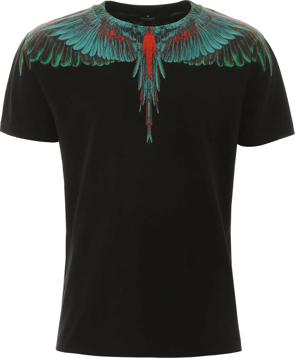 Marcelo Burlon Green Wings T-Shirt BLACK GREEN