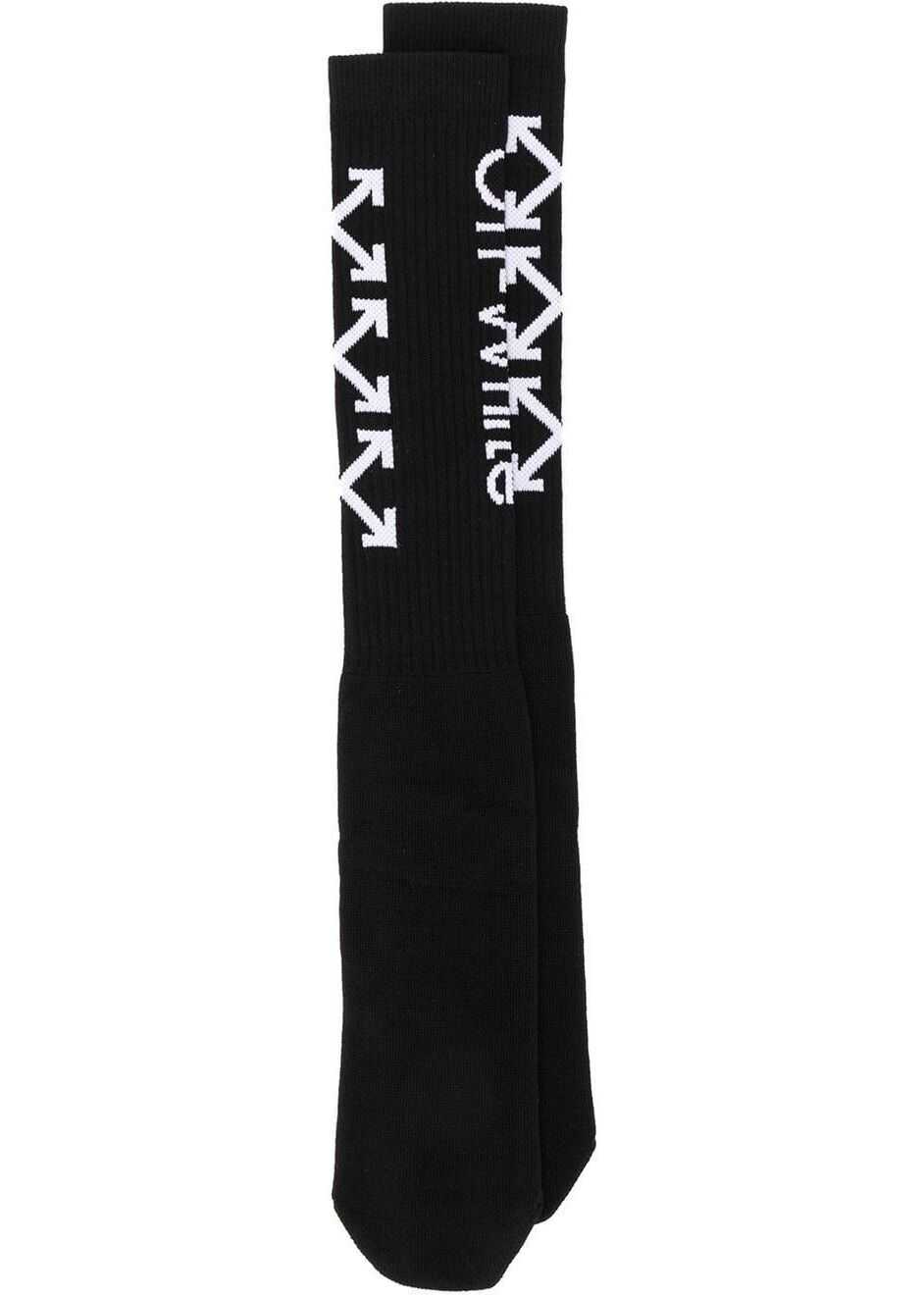 Off-White Cotton Socks BLACK