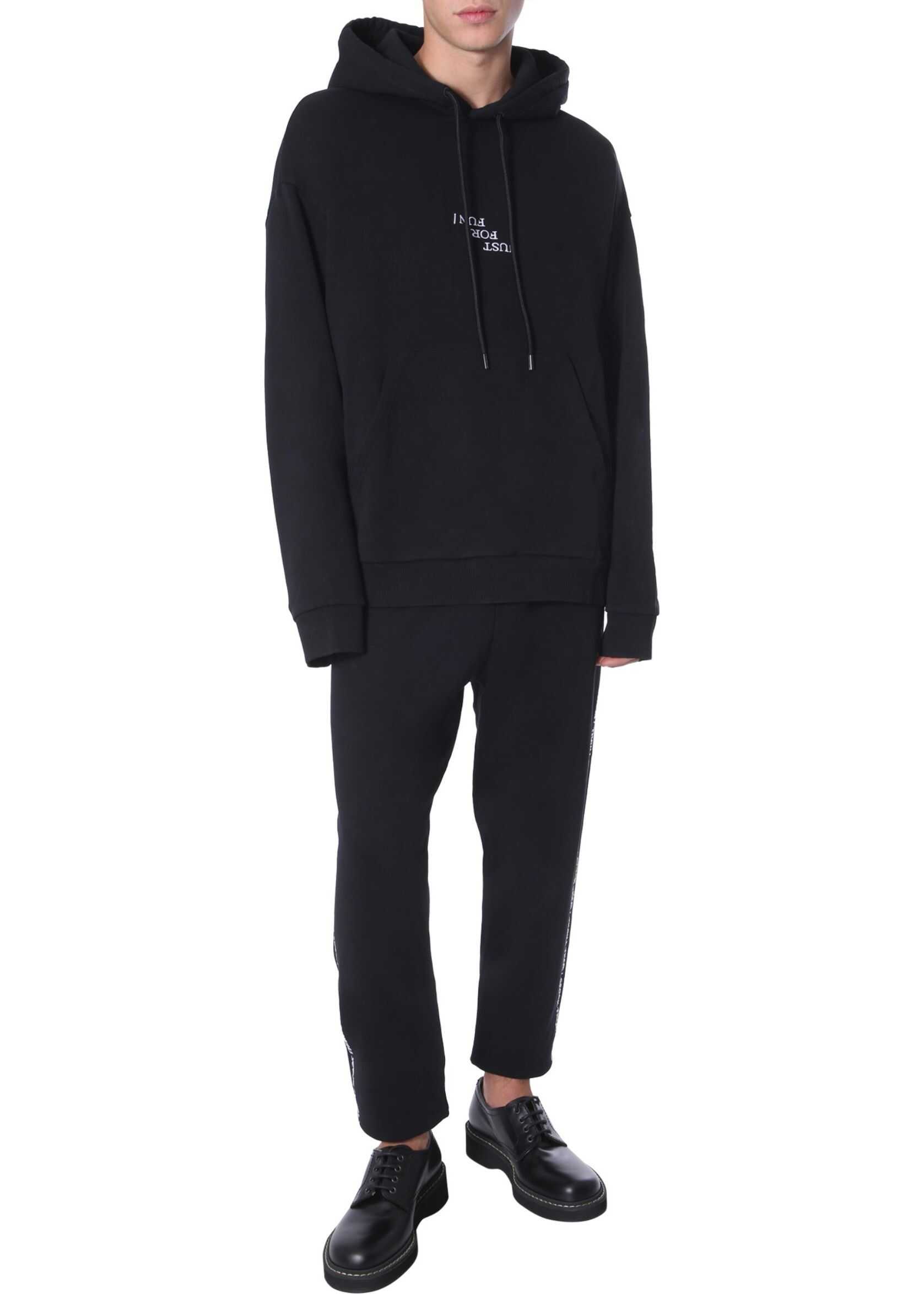Bluza Marcelo Burlon Hooded Sweatshirt BLACK