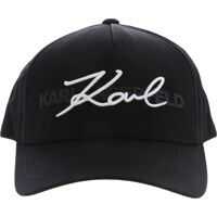 Sepci Karl Embroidery Hat In Black Barbati