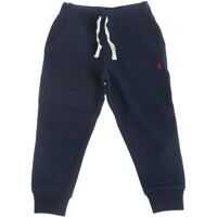 Pantaloni casual Cotton Blend Pants In Blue Baieti