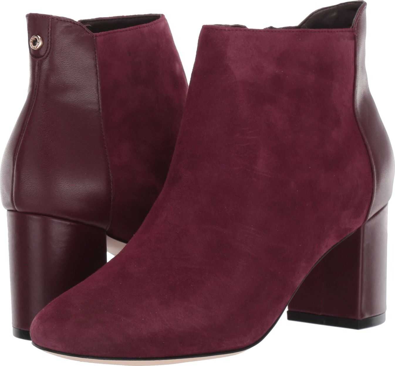 Cole Haan Nella Bootie 65 mm Winetasting Suede/Leather