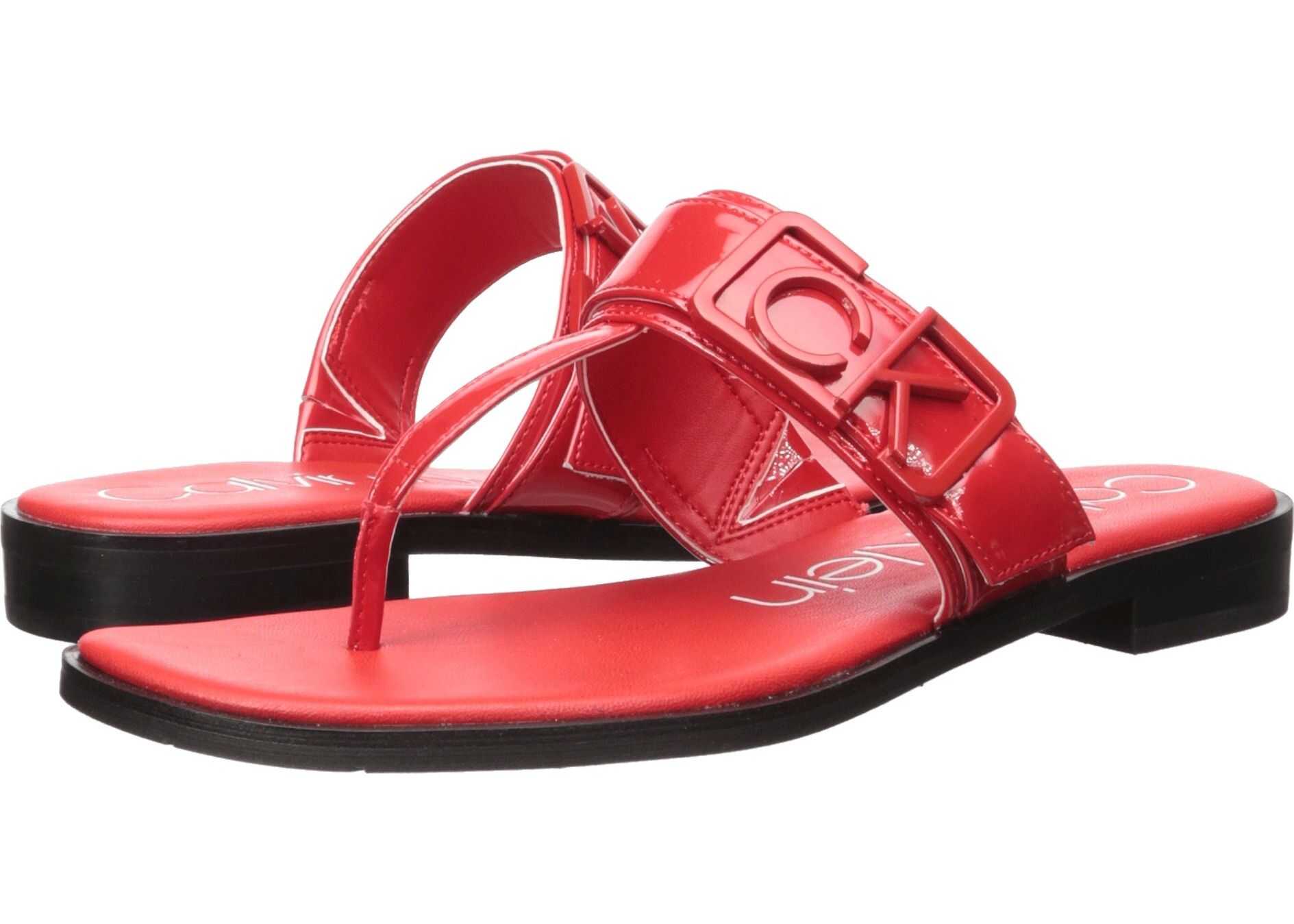 Calvin Klein Tamura Process Red Patent Smooth