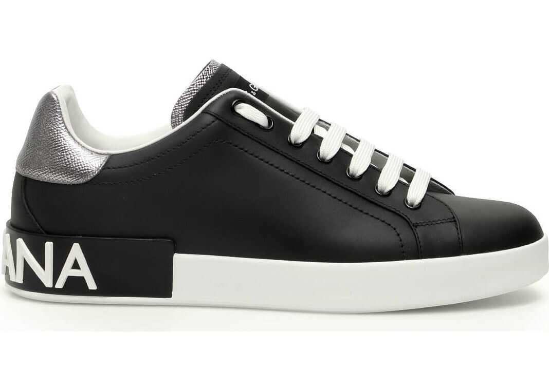 Dolce & Gabbana Portofino Sneakers NERO ARGENTO