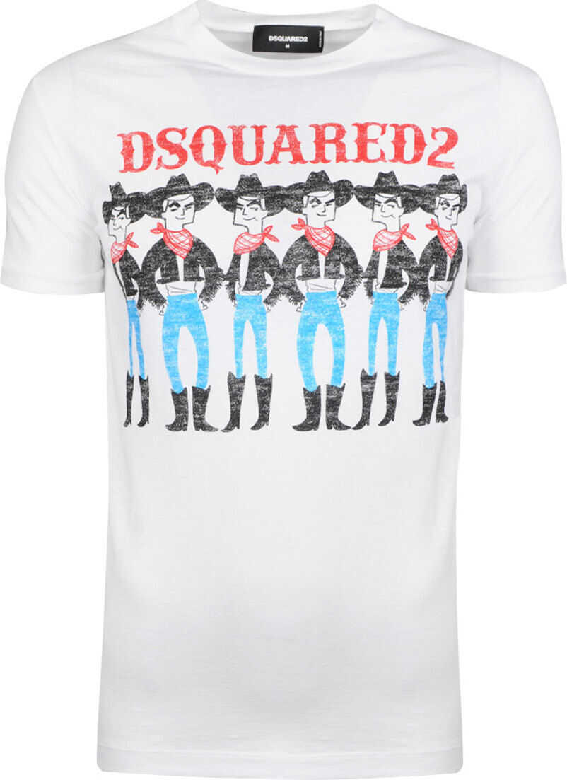 DSQUARED2 Chic Dan S71GD0694 Bia?y