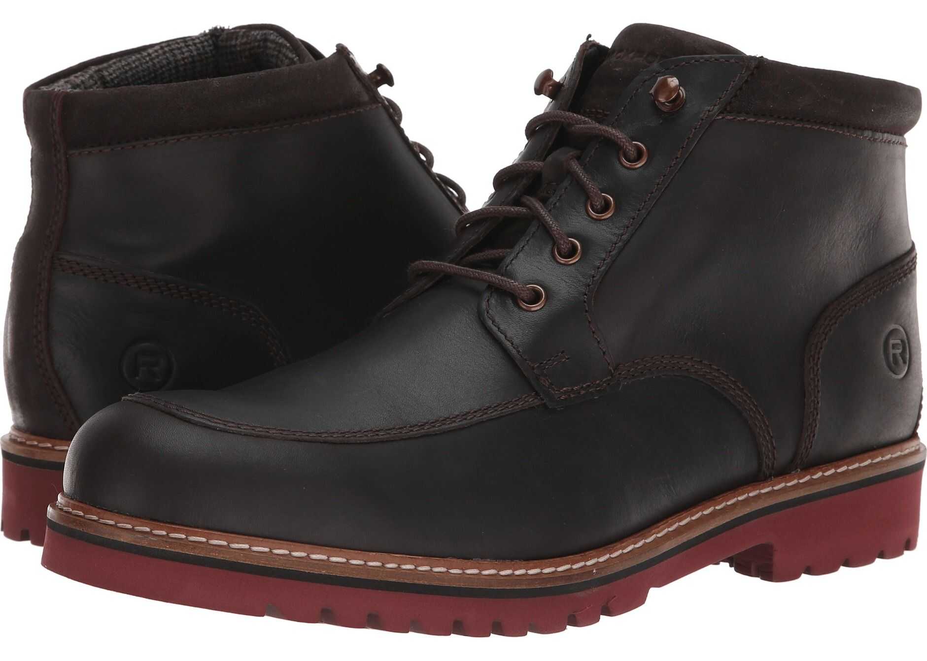 Rockport Marshall Rugged Moc Toe* Dark Bitter Chocolate