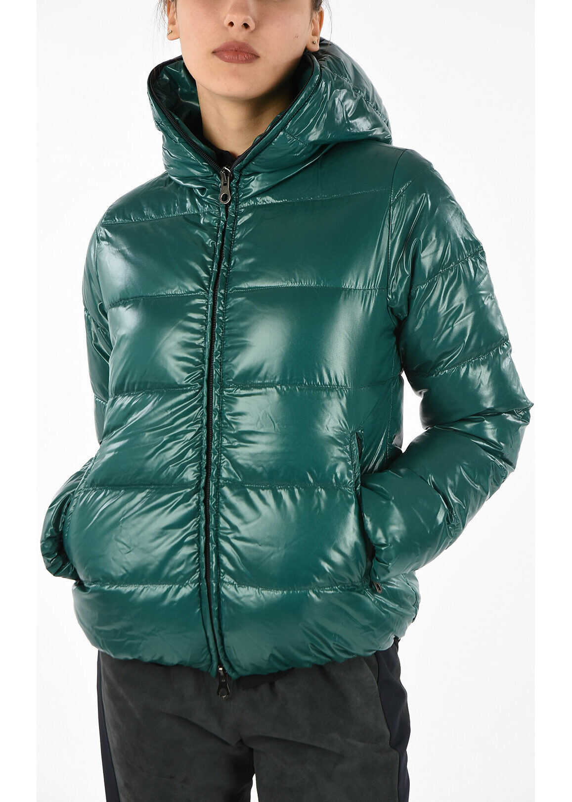Duvetica Hooded THIACINQUE down Jacket GREEN