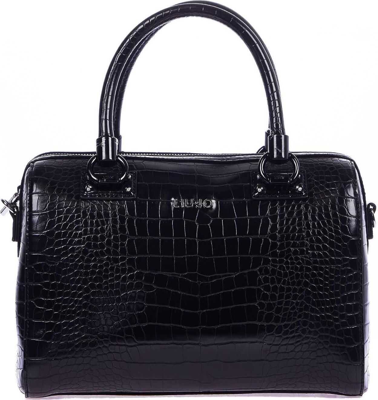 Liu Jo Hand bag in reptile look Black
