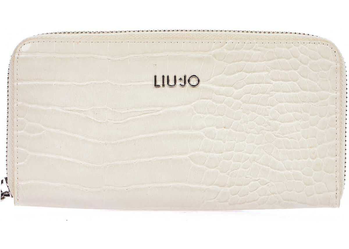 Liu Jo Wallet in reptile finish White