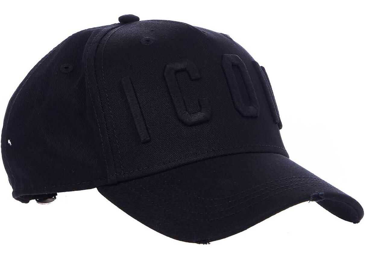 DSQUARED2 Hat ICON Black