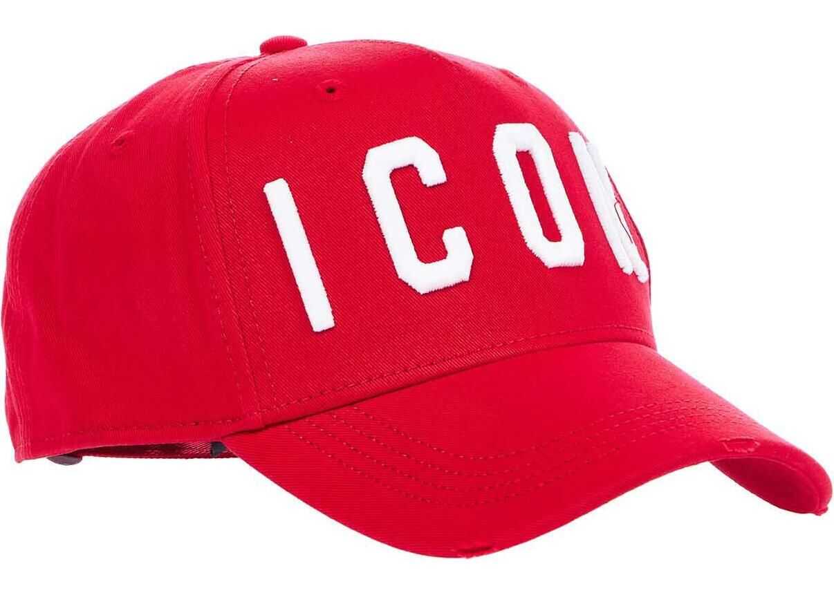 DSQUARED2 Hat ICON Red