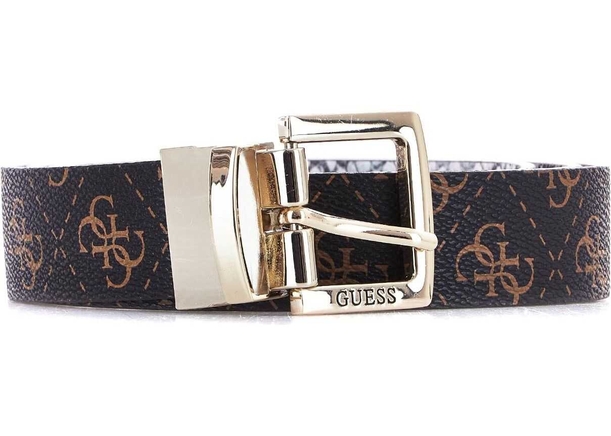 GUESS Reversible belt Brown
