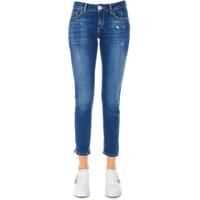 Blugi drepti Skinny jeans with strass button Femei