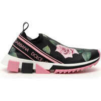 Pantofi slip-on Rose Print Running Sneakers Femei
