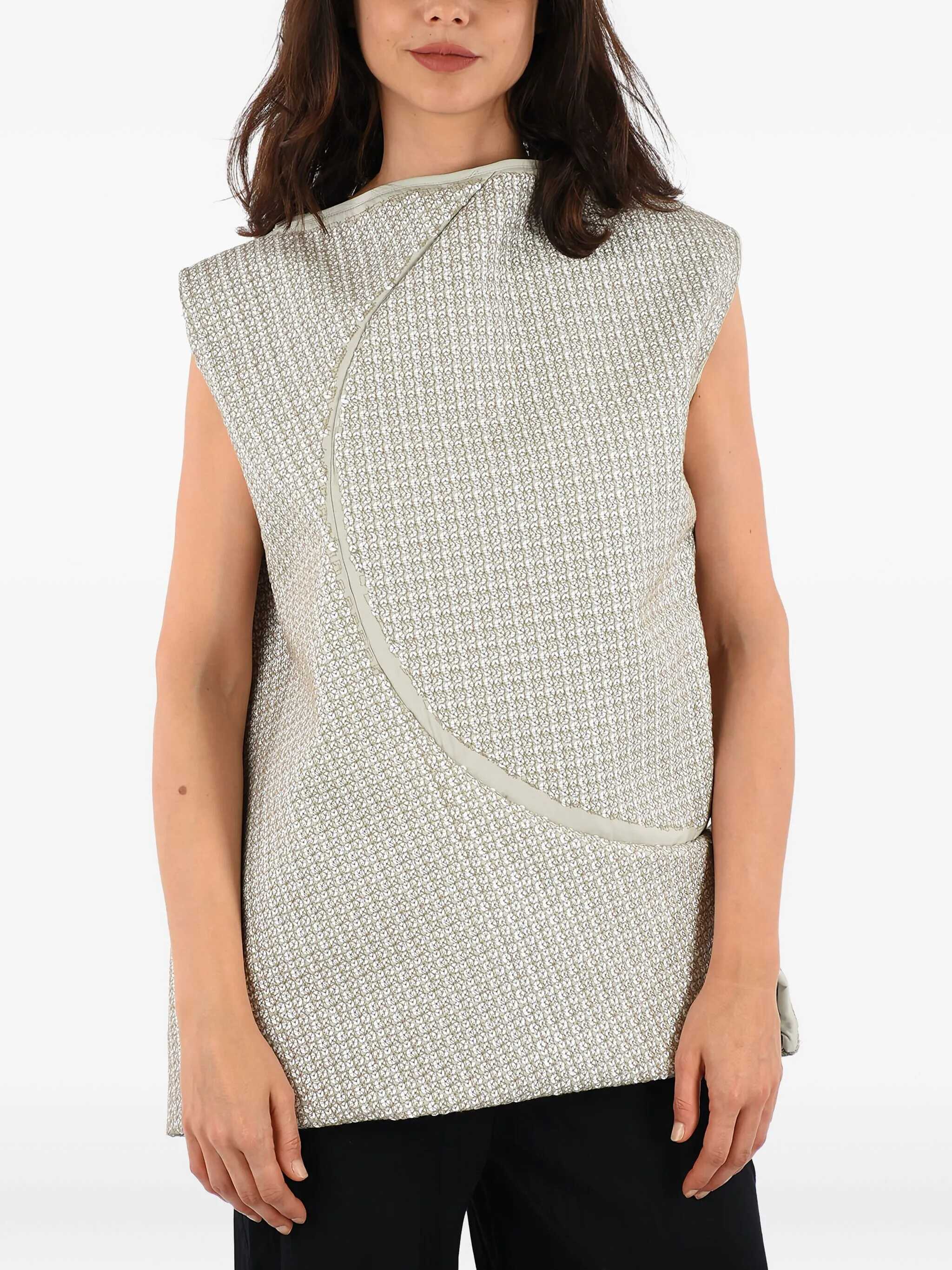 Rick Owens Embroidered MUSHROOM Top DINGE/DEGRADE GRAY
