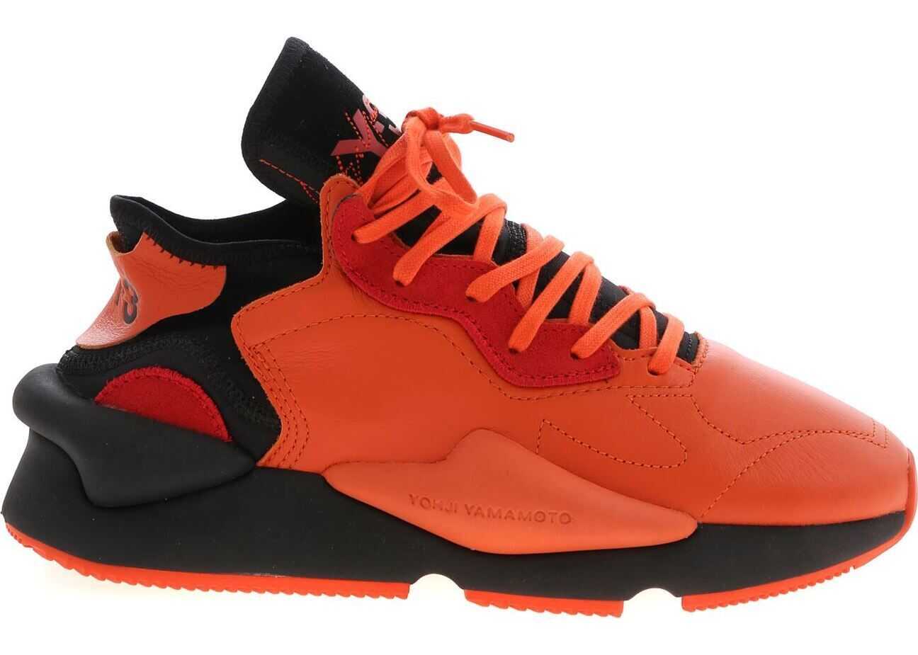 Y-3 Kaiwa Sneakers In Orange And Black* Orange