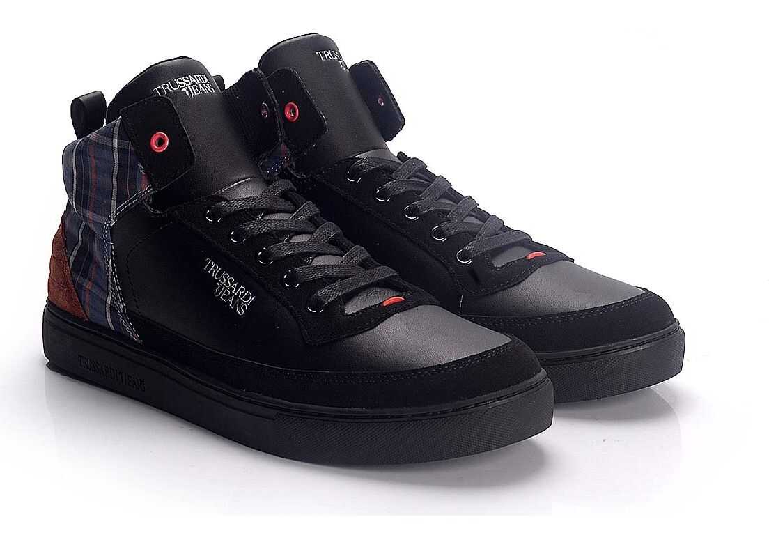 Trussardi High Top 77A00097 Czarny