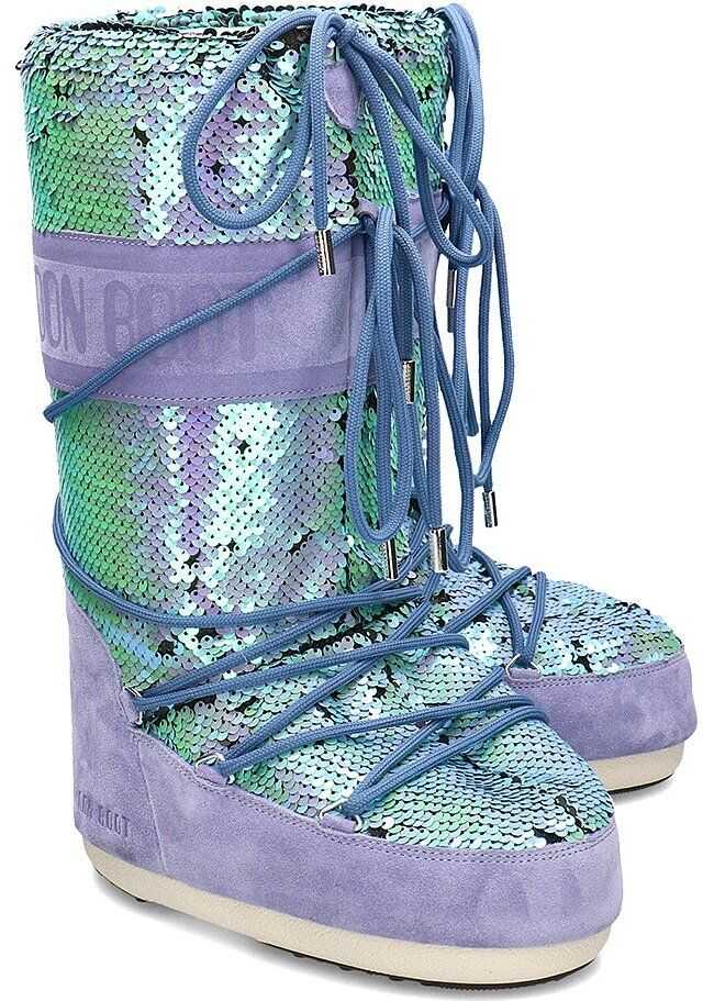 Moon Boot Classic Disco Fioletowy