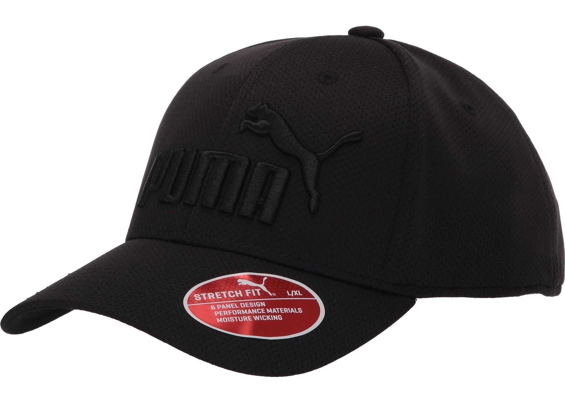 PUMA Evercat Luke Stretch Fit Cap Black Combo