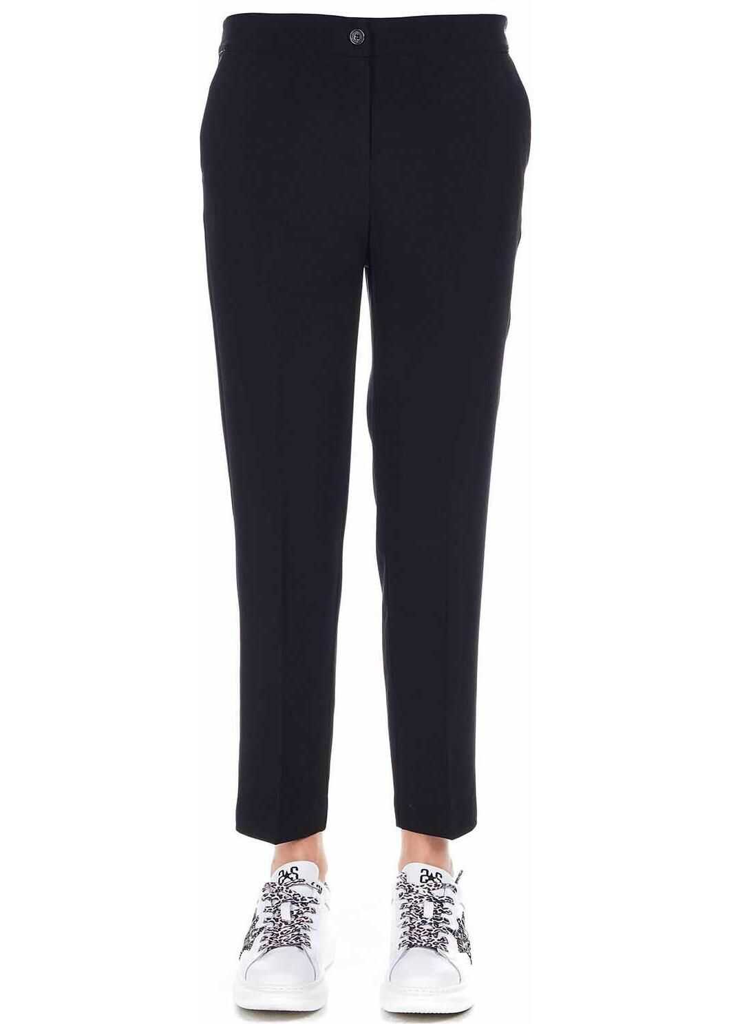Liu Jo Chinos in technical material Black