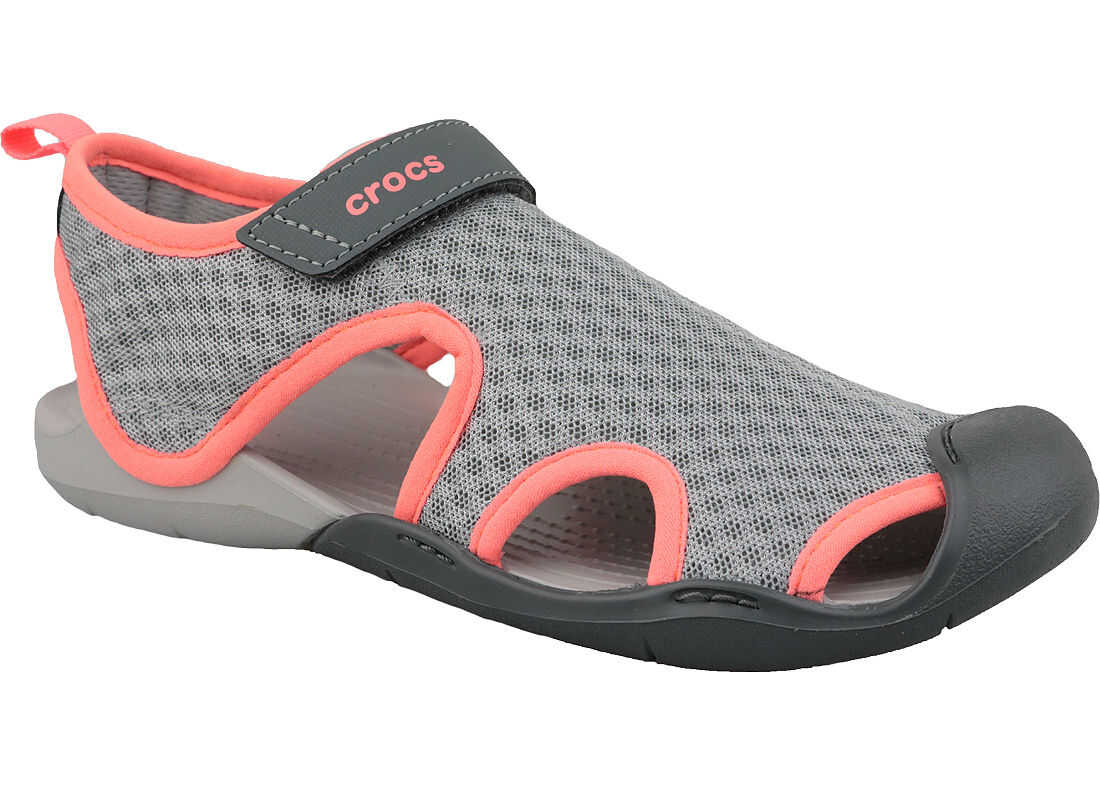 Crocs W Swiftwater Mesh Sandals Grey